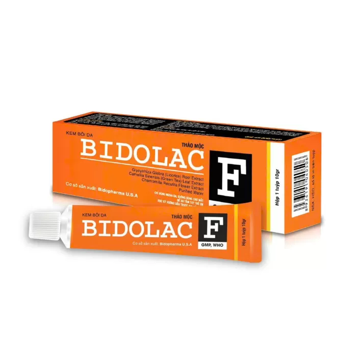 Tuýp Bôi Bidolac F 10g